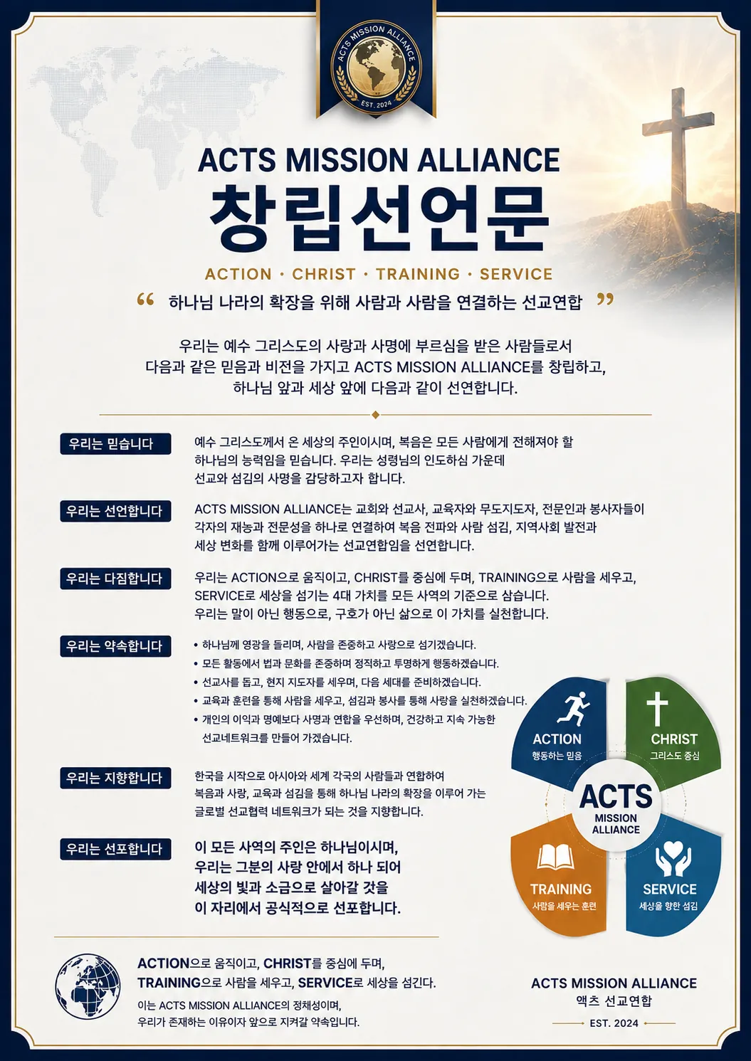 ACTS 창립선언문